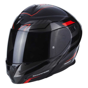 Scorpion Systeemhelm EXO-920 Shuttle Black/Silver/Red