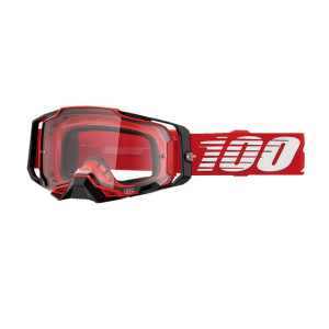 100% Armega Crossbril Red Clear lens