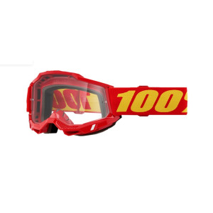 100% Crossbril Accuri 2 OTG Red/Yellow voor brildragers