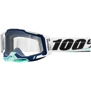 100% Crossbril Racecraft 2 Arsham Blue Clear