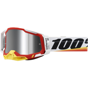100% Crossbril Racecraft 2 Arsham Mirror Silver