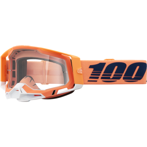 100% Crossbril Racecraft 2 Coral Clear