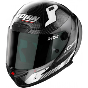 Nolan X-804 RS Crabon Integraalhelm Hot Lap White